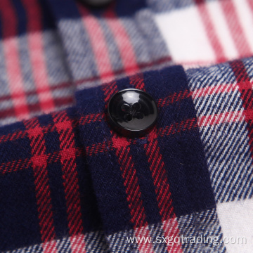 Fashion 100% cotton flannel shirt in winter